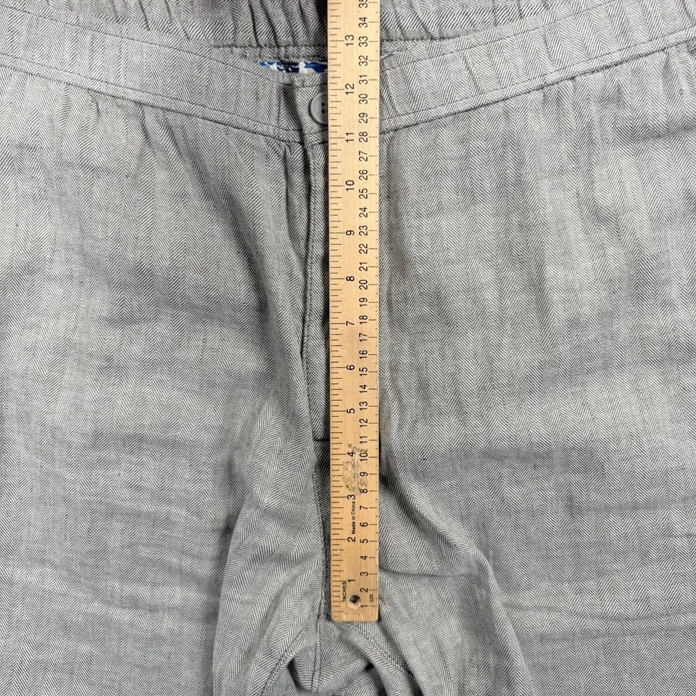 Tommy Bahama Beach Coast Linen Pants Mens Size XXL Gray Linen Blend Drawstring